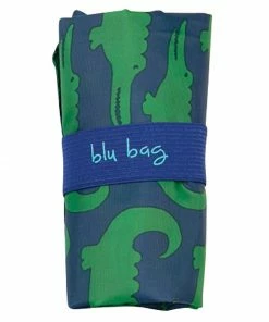 Rockflowerpaper Alligators Blu Bag Bags