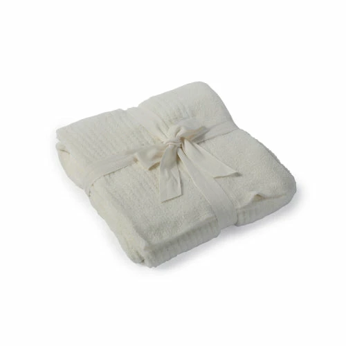 Barefoot Dreams CozyChic Lite Ribbed Throw - Pearl