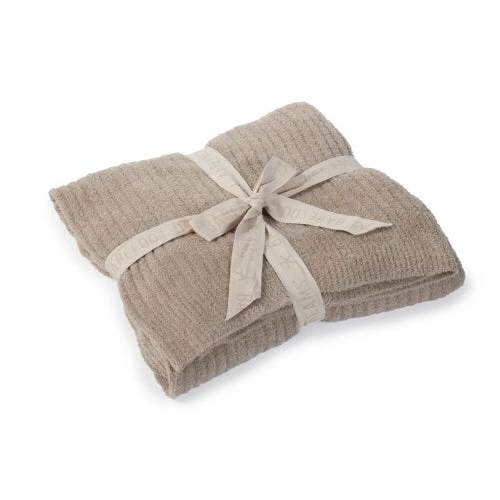 Barefoot Dreams CozyChic Lite Ribbed Throw - Pearl