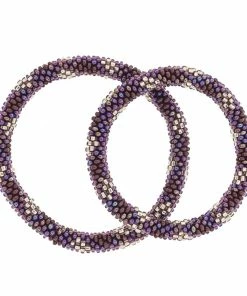 Aid Through Trade Jewelry Mommy & Me Roll-On® Bracelets - Bordeaux