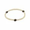 Enewton Admire Gold 3mm Bead Bracelet - Pyrite