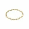 Enewton Jewelry Classic Grateful Pattern 4mm Bead Bracelet - Gold
