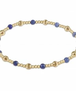 Enewton Dignity Sincerity Pattern 4mm Bead Bracelet - Sodalite