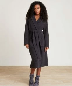 Barefoot Dreams CozyChic® Ribbed Hooded Robe Apparel