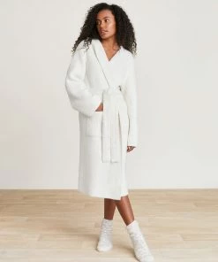 Barefoot Dreams CozyChic® Ribbed Hooded Robe Apparel