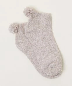 Barefoot Dreams CozyChic® Women's Pom Pom Ankle Socks