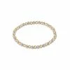 Enewton Gold Grateful Pattern 4mm Bead Bracelet - Pearl