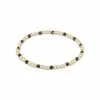Enewton Jewelry Gold Sincerity Pattern 3mm Bead Bracelet - Faceted Hematite