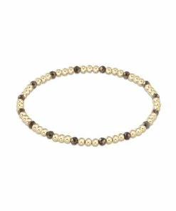 Enewton Jewelry Gold Sincerity Pattern 3mm Bead Bracelet - Pyrite