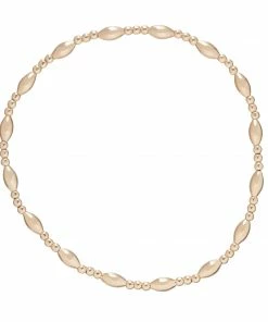 Enewton Harmony Sincerity Pattern 2mm Bead Bracelet - Gold Jewelry