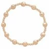 Enewton Jewelry Honesty Gold Sincerity Pattern 6mm Bead Bracelet - Gold