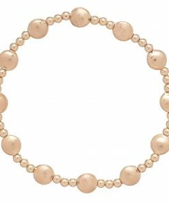 Enewton Jewelry Honesty Gold Sincerity Pattern 6mm Bead Bracelet - Gold