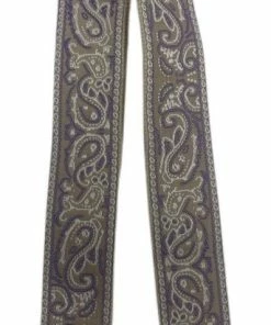 Ahdorned Paisley Bag Strap - Cream/Lavender Bags
