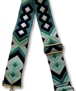 Ahdorned 2" Aztec Bag Straps - Cream/Sea Bags