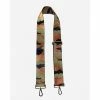 Ahdorned Camo Print 2" Adjustable Bag Strap W/Gold Hardware - Navy/Orange/Gold Camo Bags