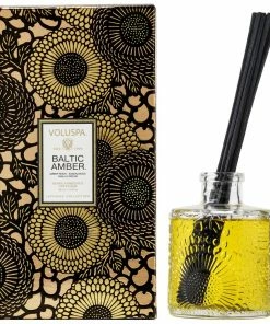 Voluspa Gifts Baltic Amber - Home Reed Diffuser