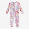 Posh Peanut Bellamy Footie Ruffled Zippered One Piece Baby