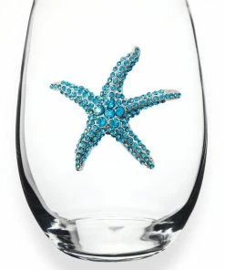 The Queens' Jewels Blue Starfish Stemless