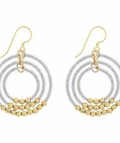 Aid Through Trade Brass Gyroscope Earrings (Assorted Colors)