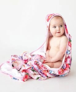 Posh Peanut Brisa Ruffled Hooded Towel Baby