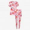 Posh Peanut Apparel Brisa Women's Short Sleeve Pajama Set
