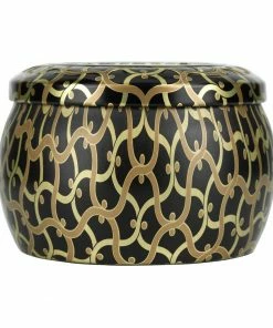 Voluspa Burning Woods - 4 Oz Mini Decorative Tin Candle Gifts