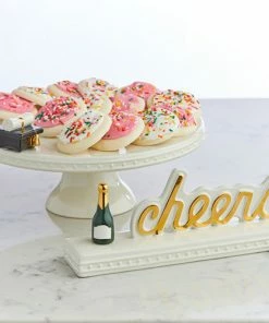 Nora Fleming Pedestal Server