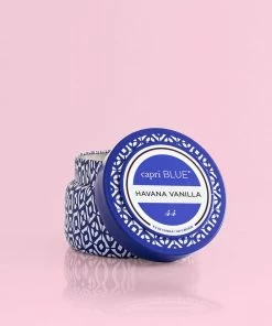 Capri Blue Havana Vanilla Signature Printed Travel Tin, 8.5oz Gifts