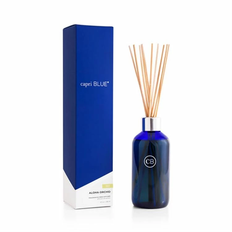 Capri Blue Aloha Orchid Signature Reed Diffuser, 8 Fl Oz