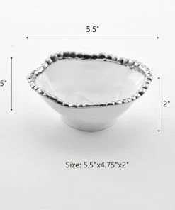 Pampa Bay Snack Bowl - White Gifts