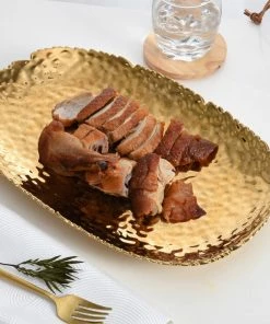 Pampa Bay Medium Serving Platter - Gold (Golden Millennium)