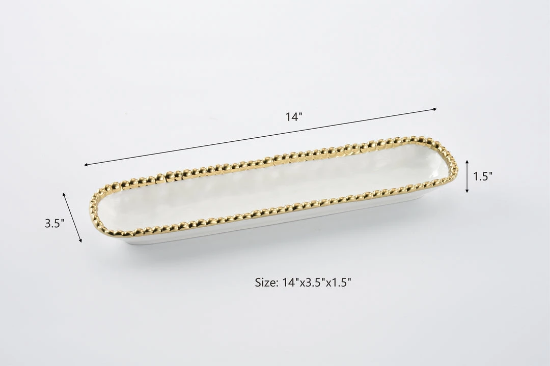 Pampa Bay Cracker Tray - White Gold Gifts