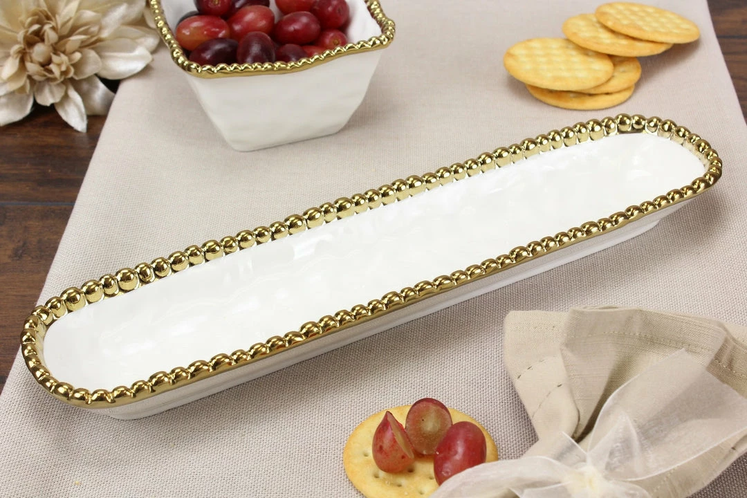 Pampa Bay Cracker Tray - White Gold Gifts