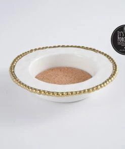 Pampa Bay Wine Bottle Coaster - White Gold (Golden Salerno)