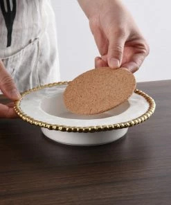 Pampa Bay Wine Bottle Coaster - White Gold (Golden Salerno)