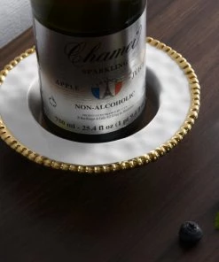 Pampa Bay Wine Bottle Coaster - White Gold (Golden Salerno)