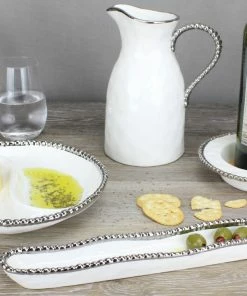 Pampa Bay Gifts Wine Bottle Coaster - White (Salerno)