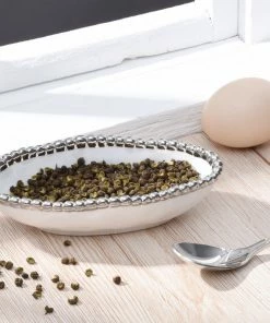 Pampa Bay Long Condiment Bowl - White Gifts