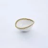 Pampa Bay Oval Condiment Bowl - White Gold (Golden Salerno) Gifts