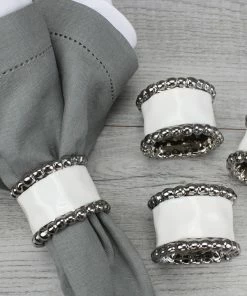 Pampa Bay Gifts Set Of 4 Napkin Rings