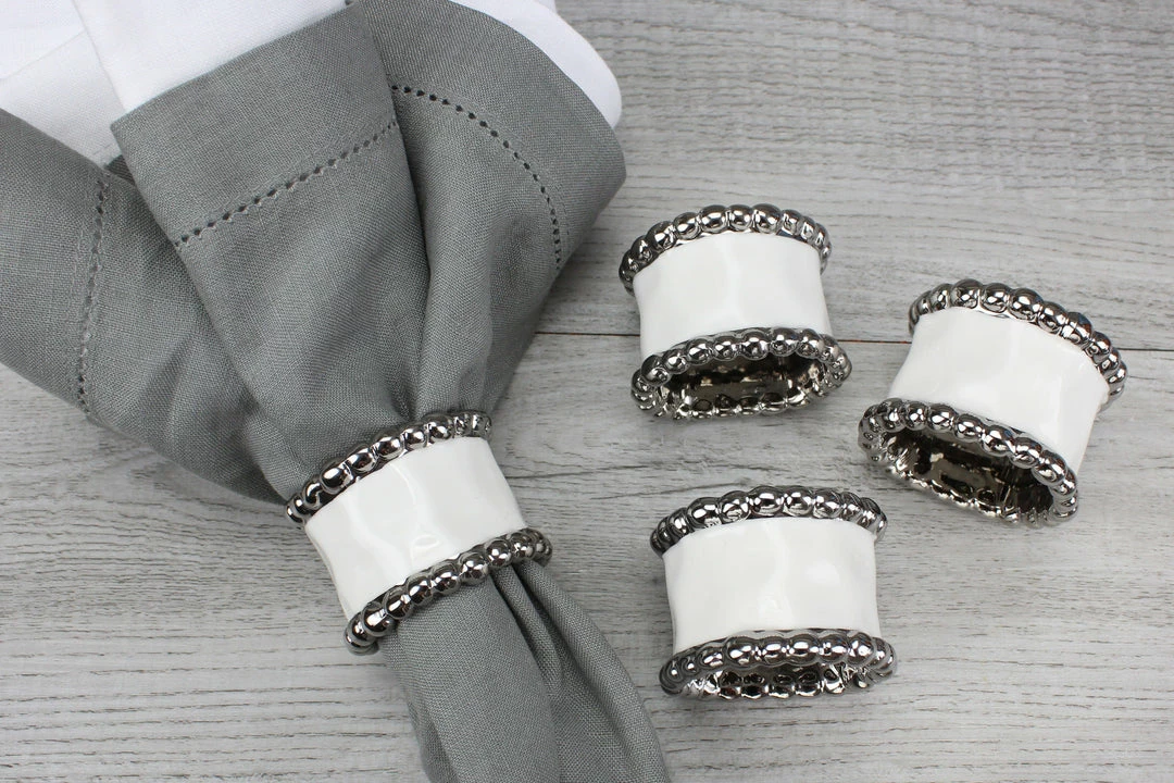 Pampa Bay Gifts Set Of 4 Napkin Rings