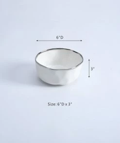Pampa Bay Gifts Small Bowl - White (Bianca)