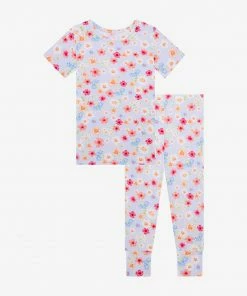 Posh Peanut Carissa Short Sleeve Basic Pajama Baby