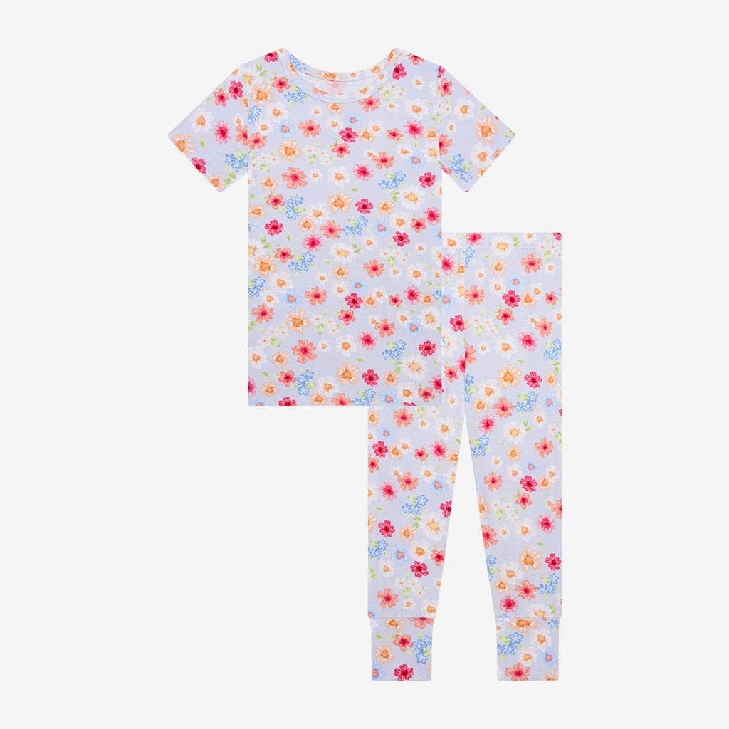 Posh Peanut Carissa Short Sleeve Basic Pajama Baby