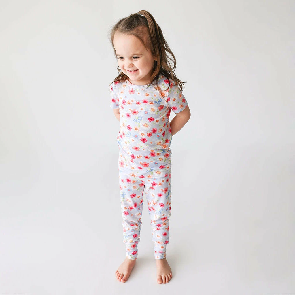 Posh Peanut Carissa Short Sleeve Basic Pajama Baby