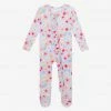 Posh Peanut Carissa Footie Ruffled Zippered One Piece