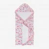 Posh Peanut Baby Carissa Ruffled Hooded Towel