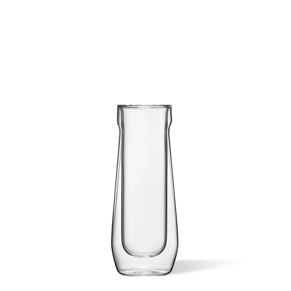 Corkcicle Clear Flute Glass Set