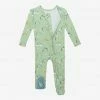 Posh Peanut Desean Footie Zippered One Piece