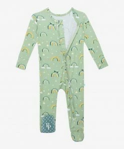 Posh Peanut Desean Footie Zippered One Piece